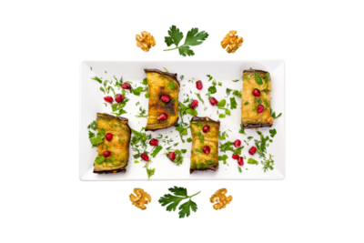 Roladki z bakłażana- Iberia Restauracja Gruzińska - ul. Długa 35 Bydgoszcz - tel. 797 871 479